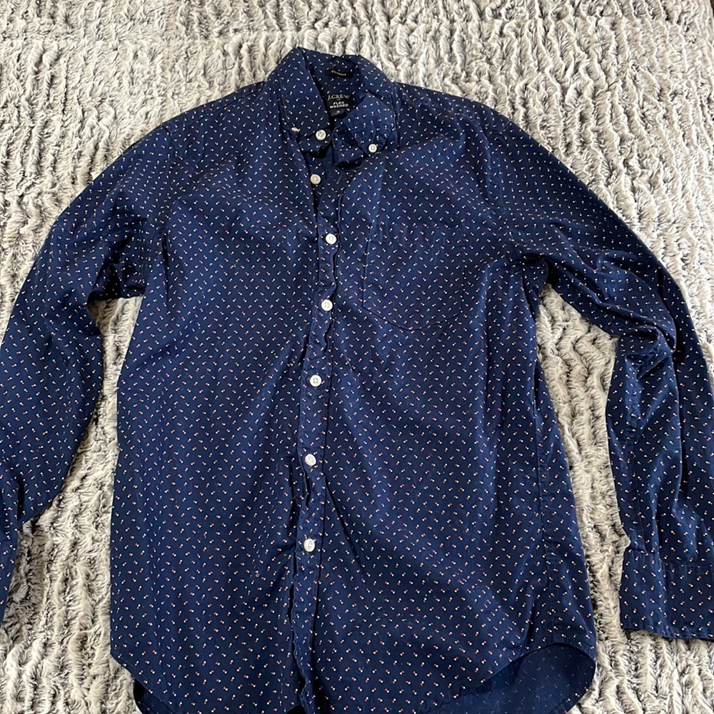 J. Crew Patterned Button Down